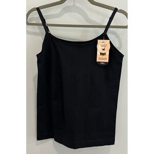 Shapermint Essentials Control Cami Solid Black Adjustable New Size 2XL